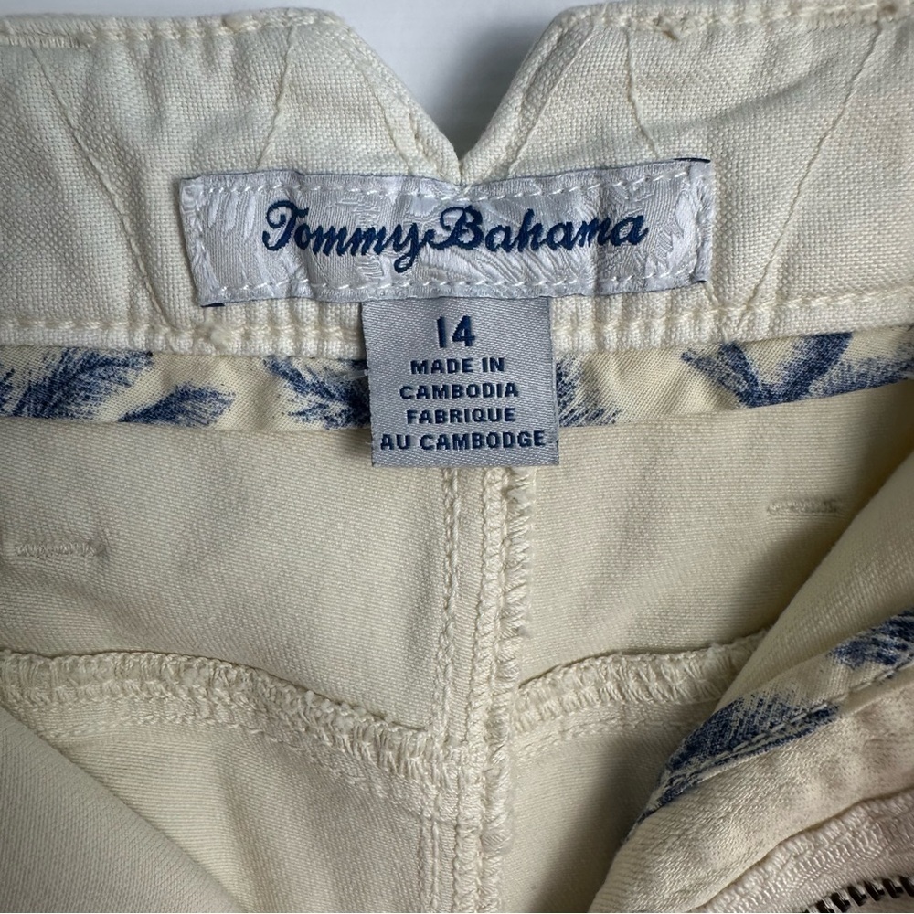 Tommy Bahama Women's Boracay Cropped Pants Size 14 Bleached Sand - Picture 3 of 5